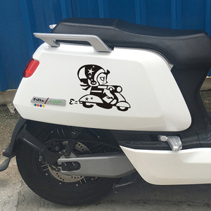 个性定制创意贴纸小牛n1 n1s m1电动车贴纸电动踏板摩托车贴防水