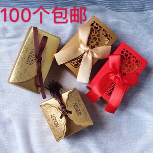 婚庆镂空喜糖盒费罗列巧克力2粒6粒装包装盒空盒子糖果盒2颗纸盒