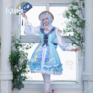 神里绫华c服花时来信cos服假发鞋子二次元原神cosplay少女全套装