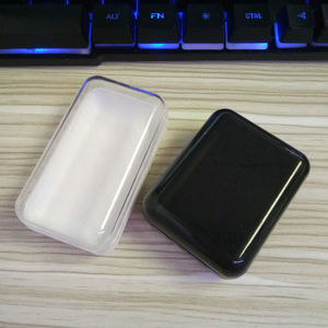 Y7透明塑料水晶包装盒 厂家定做数据线U盘耳机充电器包装盒新款硬