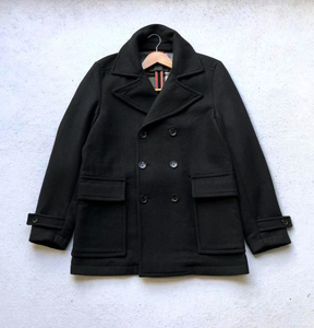 苏格兰苏打羊毛大衣海军pea coat双排扣毛呢peacoat 荷兰soda 740