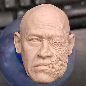 1/6 白模 香港电影 僵尸 吴耀汉头雕 两款式 致敬经典 兵人配件