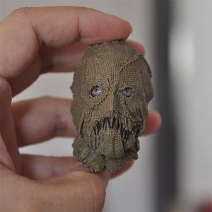 1/6 稻草人头雕 蝙蝠侠 哥谭镇反派 兵人配件 兵人配件