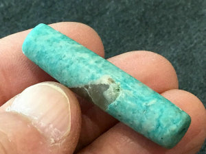 商代- 天河石珠 玉管 挂坠(高古玉 半宝石)~【新浪古玉居】特价