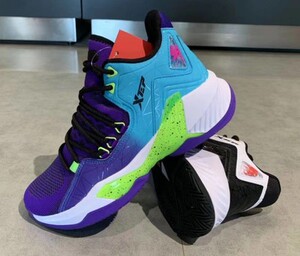 特步121218男鞋篮球鞋游云3代春秋新款高帮运动男鞋981319121218