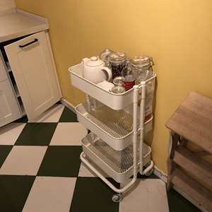 宜家 ikea 拉斯克 厨房推车 浴室置物架 收纳整理车 国内代购