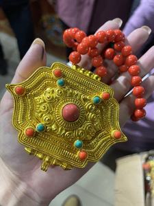 藏式项链嘎乌盒 尼泊尔首饰 西藏风女士服饰品西藏服配饰拉萨项链