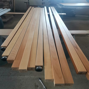 简约现代定制玄关木质方通木柱实木隔断木条屏风格栅装饰原木木方