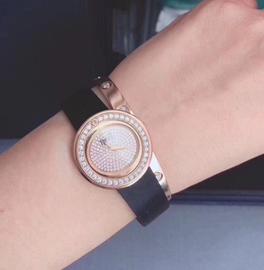 【众奢行二手】piaget伯爵18k玫瑰金镶钻满天星石英女表