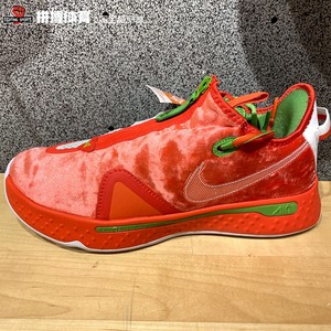 nike pg4 ep 保罗乔治4 圣诞节红丝绒男子实战篮球鞋cd5082-602