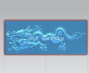 ug龙浮雕模型图档stp格式ug浮雕图档模型cnc数控加工模型图纸