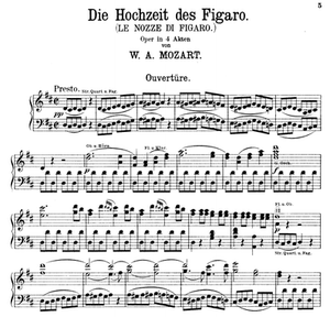 费加罗的婚礼总谱
