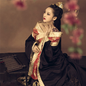 影楼摄影写真女古装主题汉服贵妃皇后仙女拖尾走秀演出服装苍梧遥