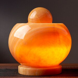 石来运转桔子玉装饰品流水喷泉转运球创意家居装饰招财摆件开业礼