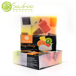 水果香皂正品滋润补水柠檬草莓 泰国手工精油皂Saboo