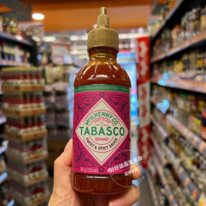 香港代购 美国进口tabasco辣椒仔甜辣酱瓶装  256ml 调味蘸料