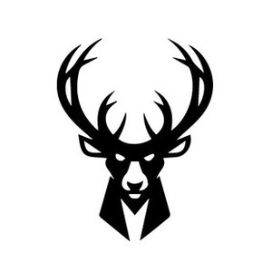 nba密尔沃基雄鹿队队徽汽车车贴字母哥笔记本电动摩托车装饰贴纸