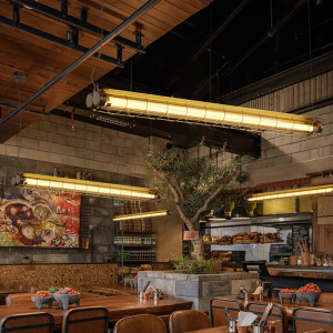 美式复古餐厅吊灯工业风设计师咖啡吧台loft创意个性办公室长条灯