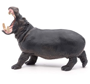 法国papo仿真动物玩具模型50051 河马 全新正品现货