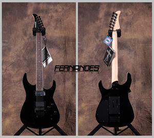 Fernandes Revolver Pro81无线延音款费尔南德斯电吉他黑色EMG