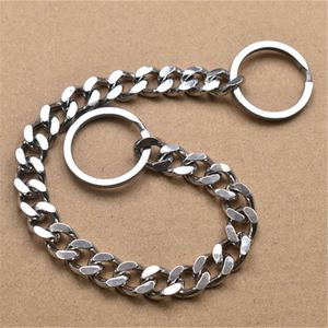 焊接链条 四面磨链304不锈钢焊口链宠物链 钥匙链金属链子