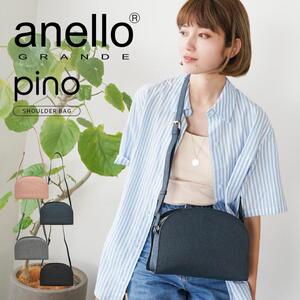 日本代购 anello 女士复古纯色小号半月形日常休闲单肩斜挎包