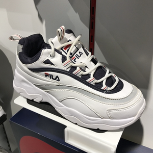 韩国代购斐乐fila藏蓝拼色老爹鞋厚底鞋2-112004