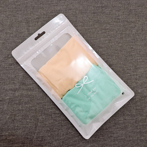 内裤包装袋英文通用拉链袋透明袋子儿童内衣服装包装袋塑料自封袋