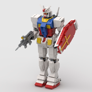 【电子图纸】lego 乐高 高达 rx-78-2 元祖高达 pdf lxf 图纸