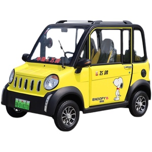 新款电动四轮车全封闭式家用小型成人女小型代步车四轮电瓶车