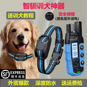 智驯防水遥控训犬训狗止吠器狗电击项圈远控制训练狗神器小型大型