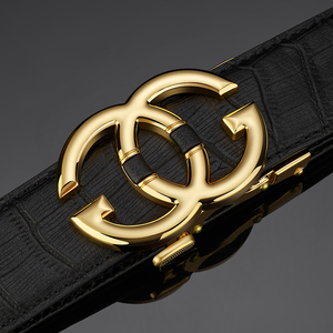 古驰酷奇皮带男士真皮百搭年轻人青年休闲纯牛皮韩版裤腰带kisan