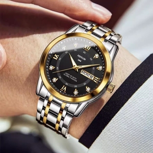 新款佛蒂仑腕表名牌商务男士手表全自动非机械夜光瑞士金表石英表