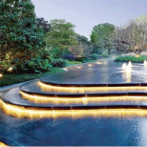 低压水底灯带鱼缸水下led灯带条形灯防水24v条线形楼梯台阶射灯