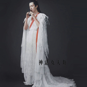 影视妖猫传同款白鹤少年飘逸服装刘昊然白龙丹龙仙女装演出服装