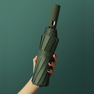 超强抗风折叠伞大号时尚莫兰迪色12骨自动男女黑胶防晒遮阳晴雨伞