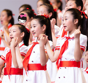 少先队员队徽章 小学生用队徽 夏季服装用磁扣别针 校徽星耀童年68