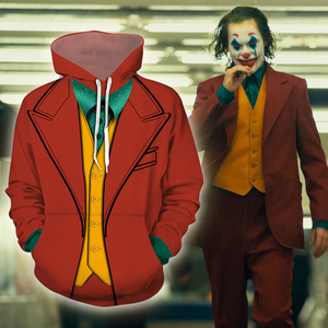 2019电影dc小丑joker衣服cos服装希斯莱杰卫衣外套大人万圣节男士