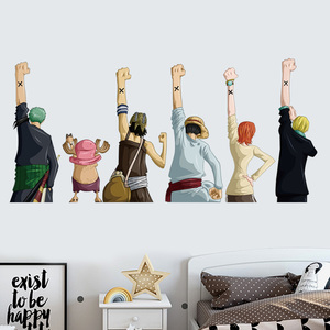 001人付款淘宝潮牌海贼王墙纸卧室背景墙布个性暴富漫画装饰时尚潮流