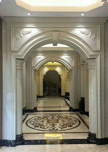 厂家直销 欧式电视背景客厅通体岗石人造方形大理石 门套罗马柱