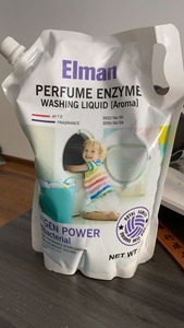 一袋4斤 英国ELMAN香水酵素洗衣液天然。新日期到2026年