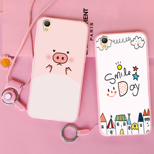 oppo a37m手机壳女款卡通可爱a37保护套全包边软硅胶防摔个性创意