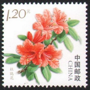 2元寄信邮票120分专用杜鹃花个性化打折邮票