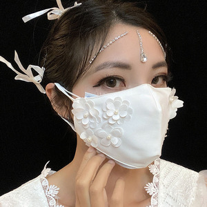 白色蕾丝神秘性感面具树枝公主派对万圣节蒙面狂欢派对女4人付款58