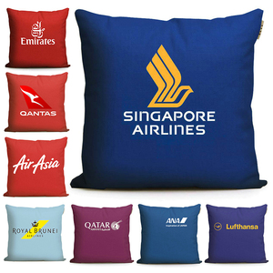 新加坡航空阿联酋航空卡塔尔汉莎全日空法航周边纪念品沙发抱枕
