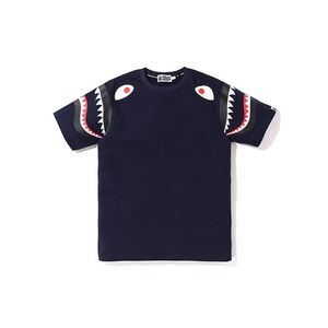 四季出品 现货 bape shark shoulder tee 短袖侧面鲨鱼t恤 19aw