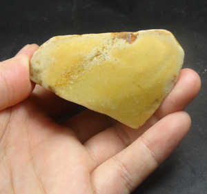 花语楼@一元拍福建寿山(田黄坑黄色细腻牛蛋原石印章把件)包快