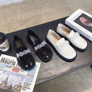 专柜撤柜断码特价女单鞋英伦风jk仙女百褶裙女鞋单鞋008169