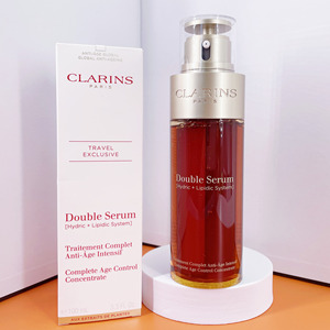 clarins娇韵诗双萃精华100ml黄金双管修护抗老精华露熬夜紧致修复