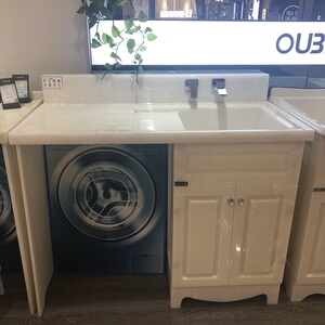 水天一色洗衣柜(含龙头,下水) 8004-1200